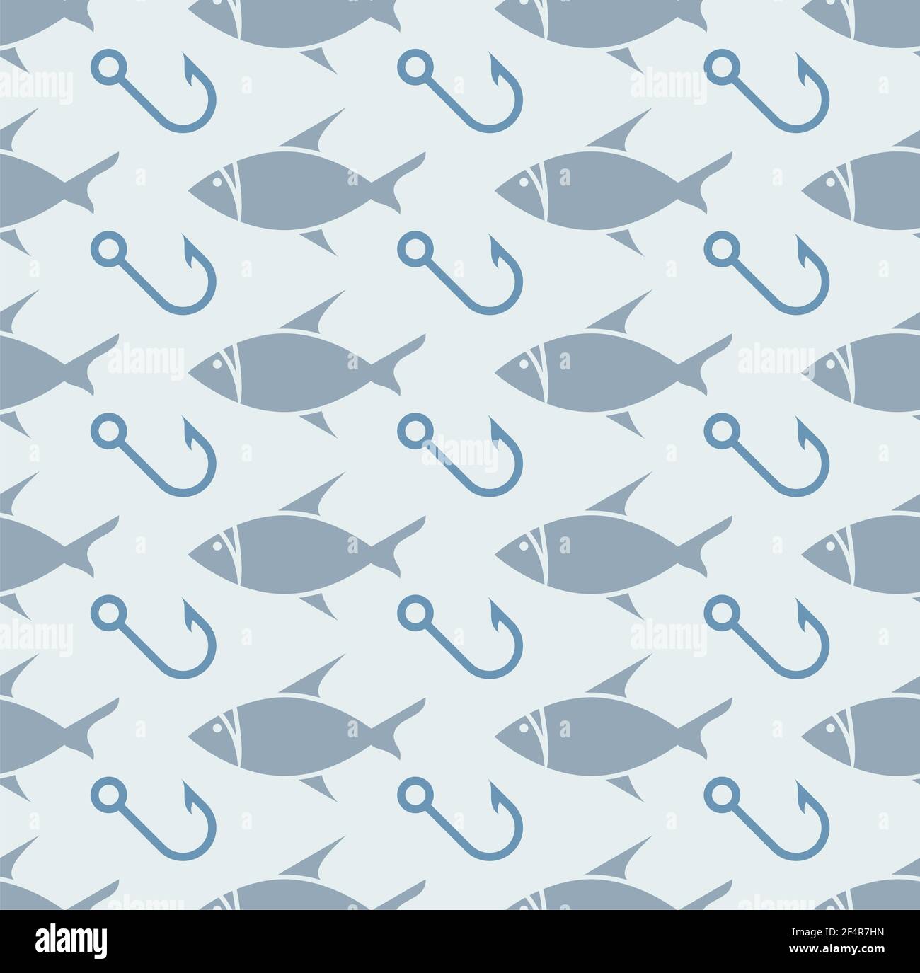 Fish Seamless Pattern Vector Illustration Stock Vector Image & Art - Alamy