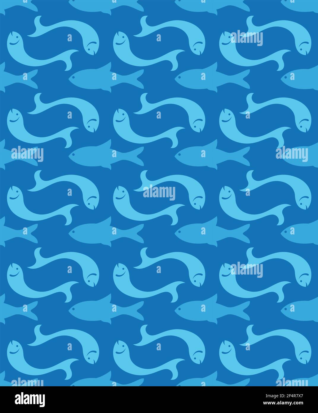 Fish Seamless Pattern Vector Illustration Stock Vector Image & Art - Alamy