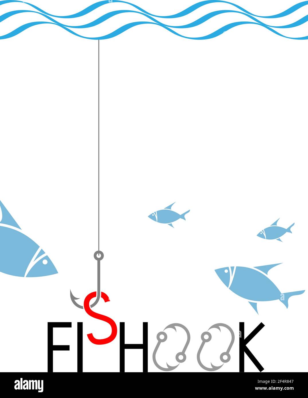 Fishing Hook Icon Set Vector Illustration Stock Vector
