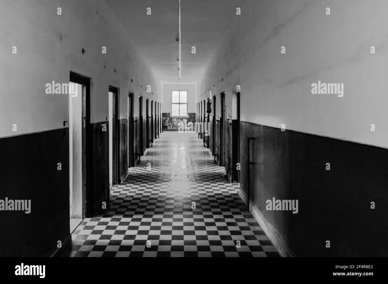 mauthausen, austria, 26 march 2019, kz memorial mauthausen, concentration camp, prison Stock Photo