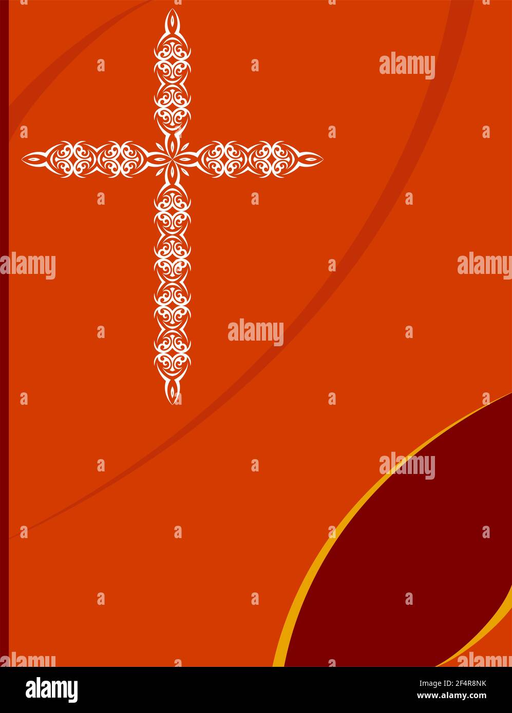 Christian Cross Design Vector Art Stock Vector