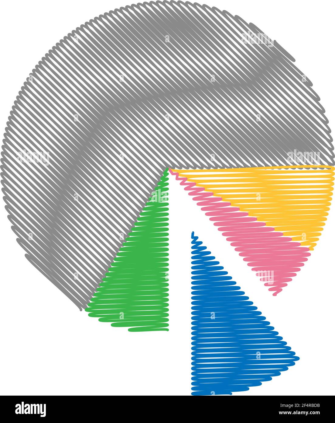 Pie Chart Icon Vector Illustration Stock Vector Image & Art - Alamy