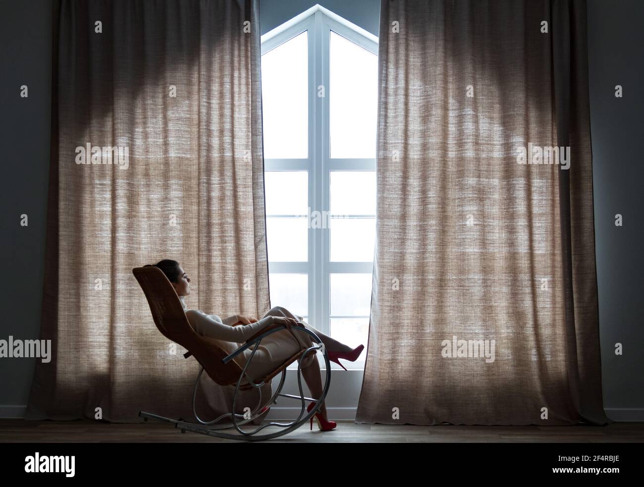 Big rocking chair hi-res stock photography and images - Alamy