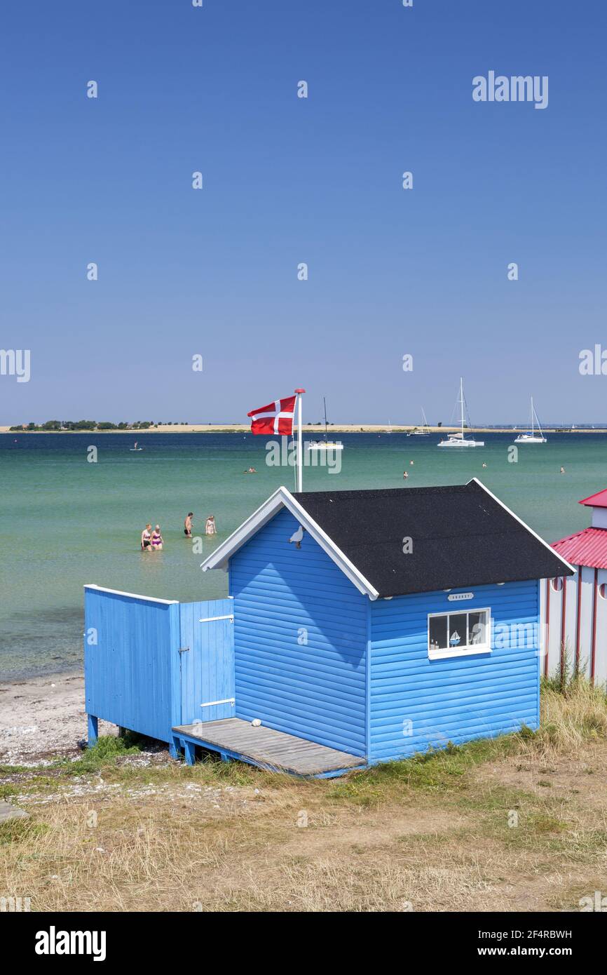 Denmark aero island aeroskobing beach hires stock photography and