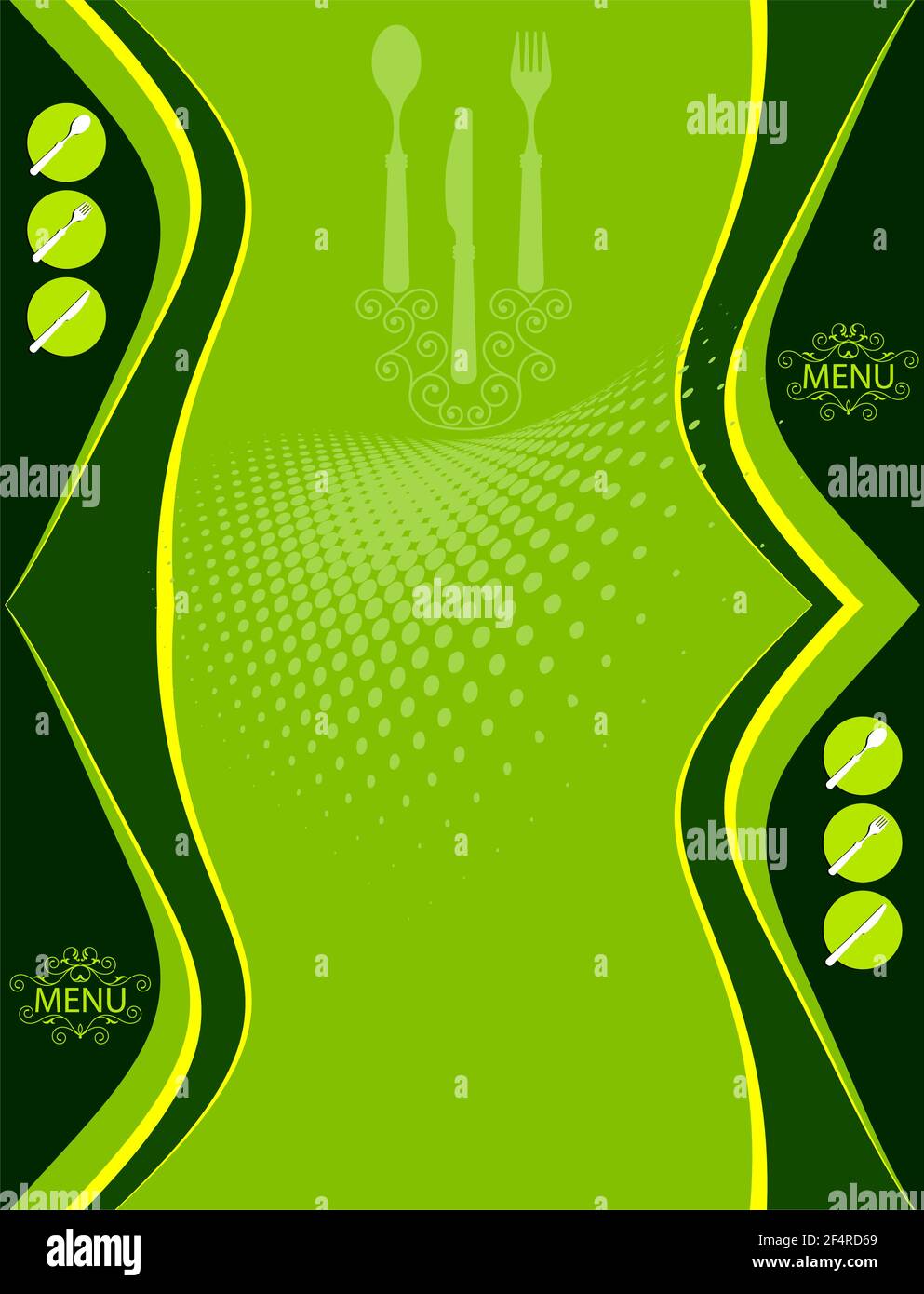 Menu Card Design Template Vector Illustration Stock Vector Image & Art ...