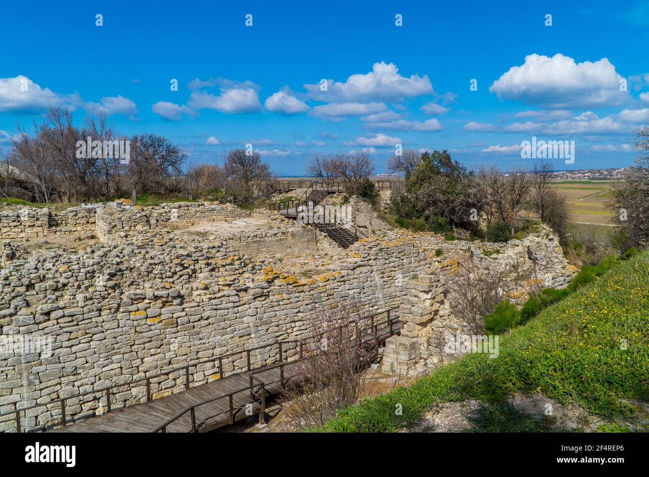 city of troy walls