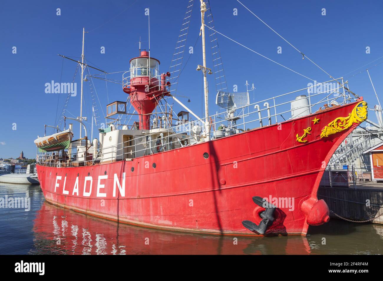 geography / travel, Sweden, Vaestra Goetalands laen, Gothenburg, lightvessel in the ship museum Mariti, Additional-Rights-Clearance-Info-Not-Available Stock Photo