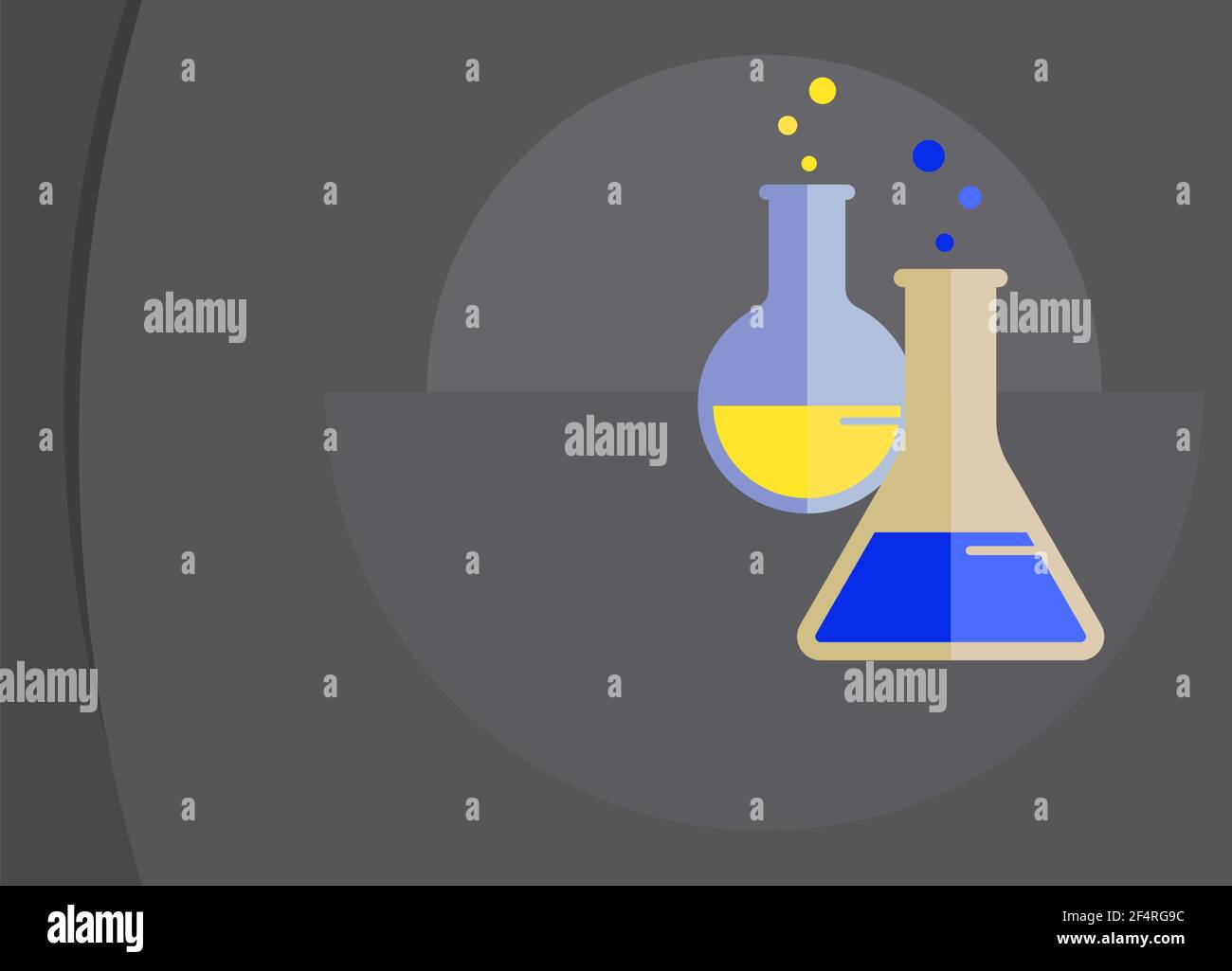 Laboratory Glass Beaker Icon Vector Illustration Stock Vector