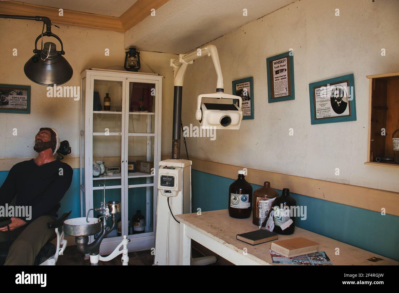 Dentist's office at Popeye Village, the set for the movie Popeye in