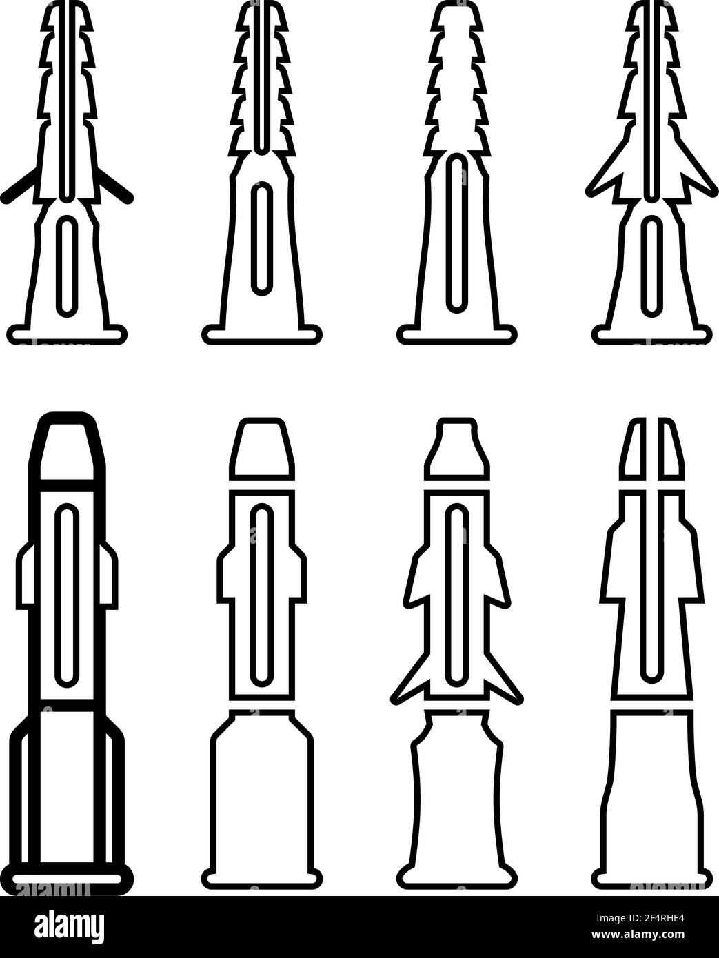 Dowel pin bolt Stock Vector Images - Alamy