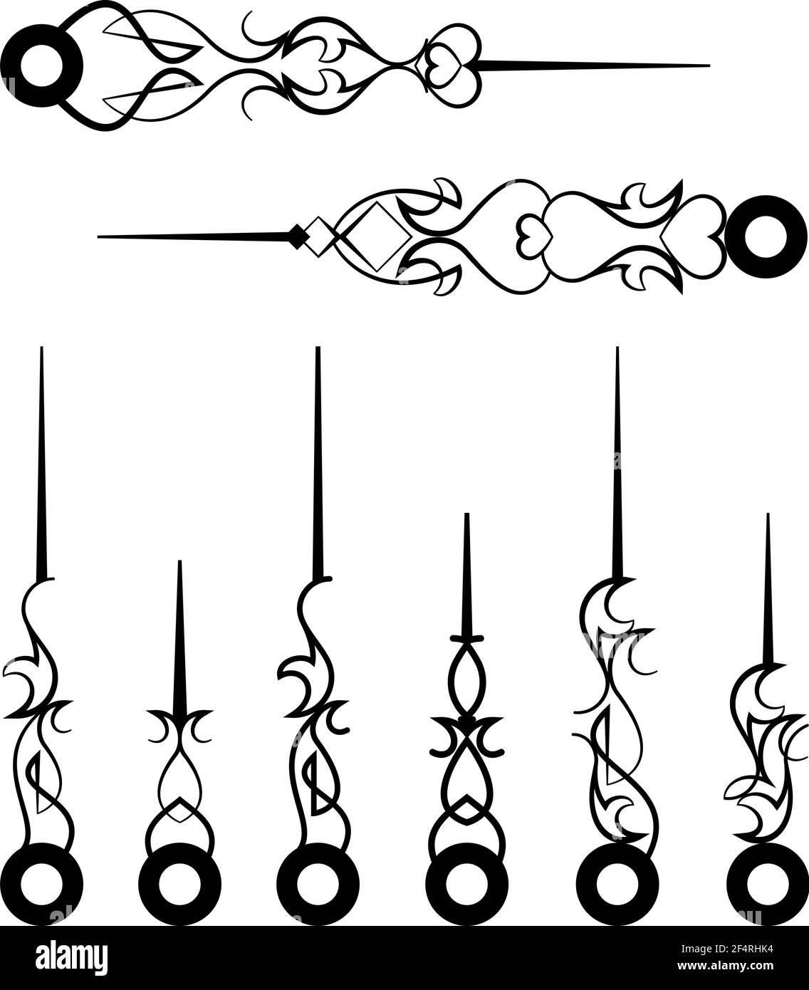 Old fashioned clock icon Cut Out Stock Images & Pictures Alamy