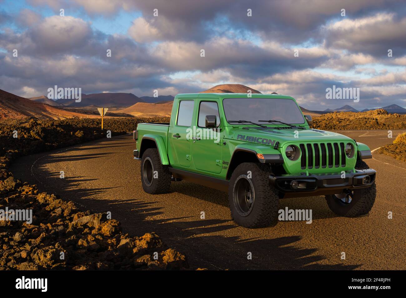 Jeep Wrangler Rubicon Stock Photo Alamy