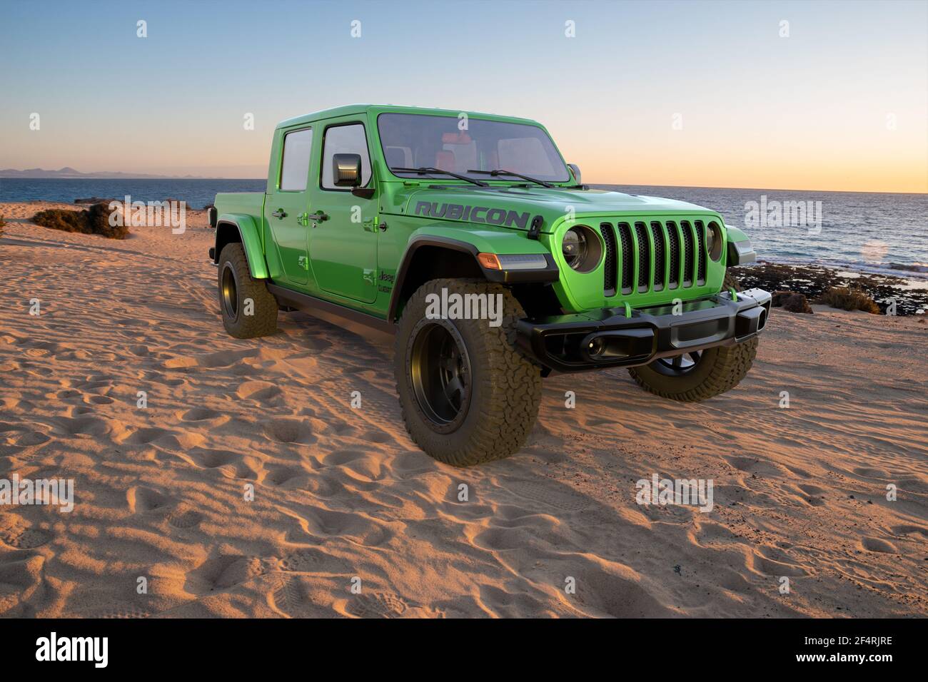 Jeep Wrangler Rubicon Stock Photo Alamy