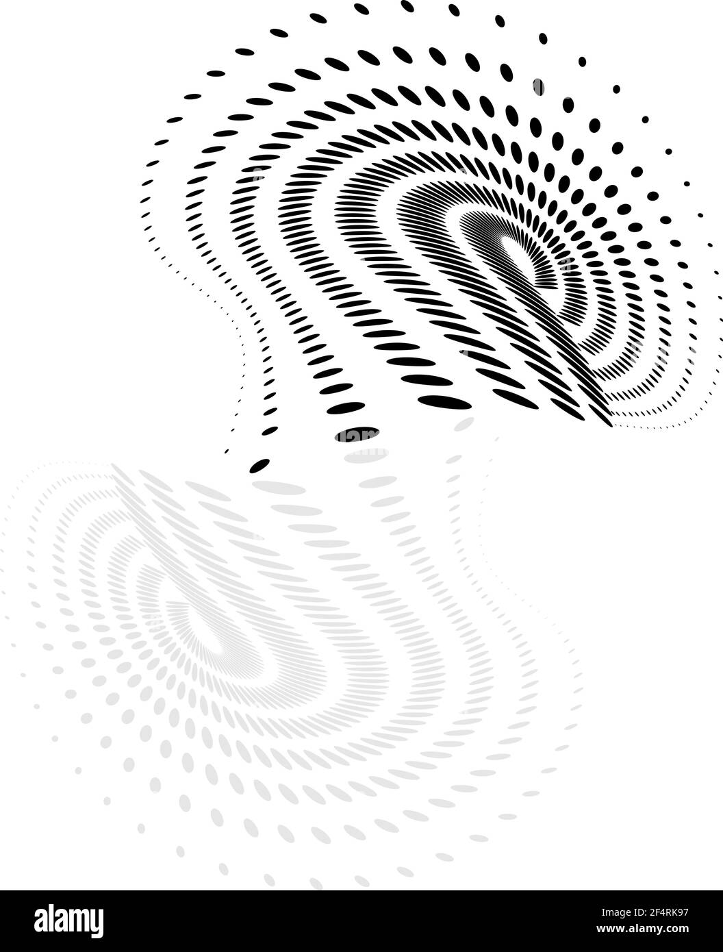 Abstract Halftone Design Vector Art Illustration Stock Vector Image ...