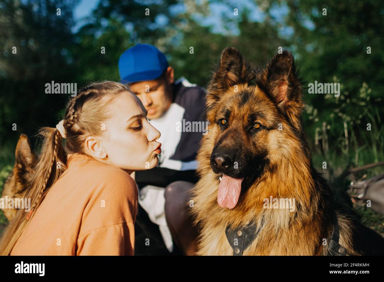 Active Family, fitness couple, Pet Love, Dog Training, best dog breeds