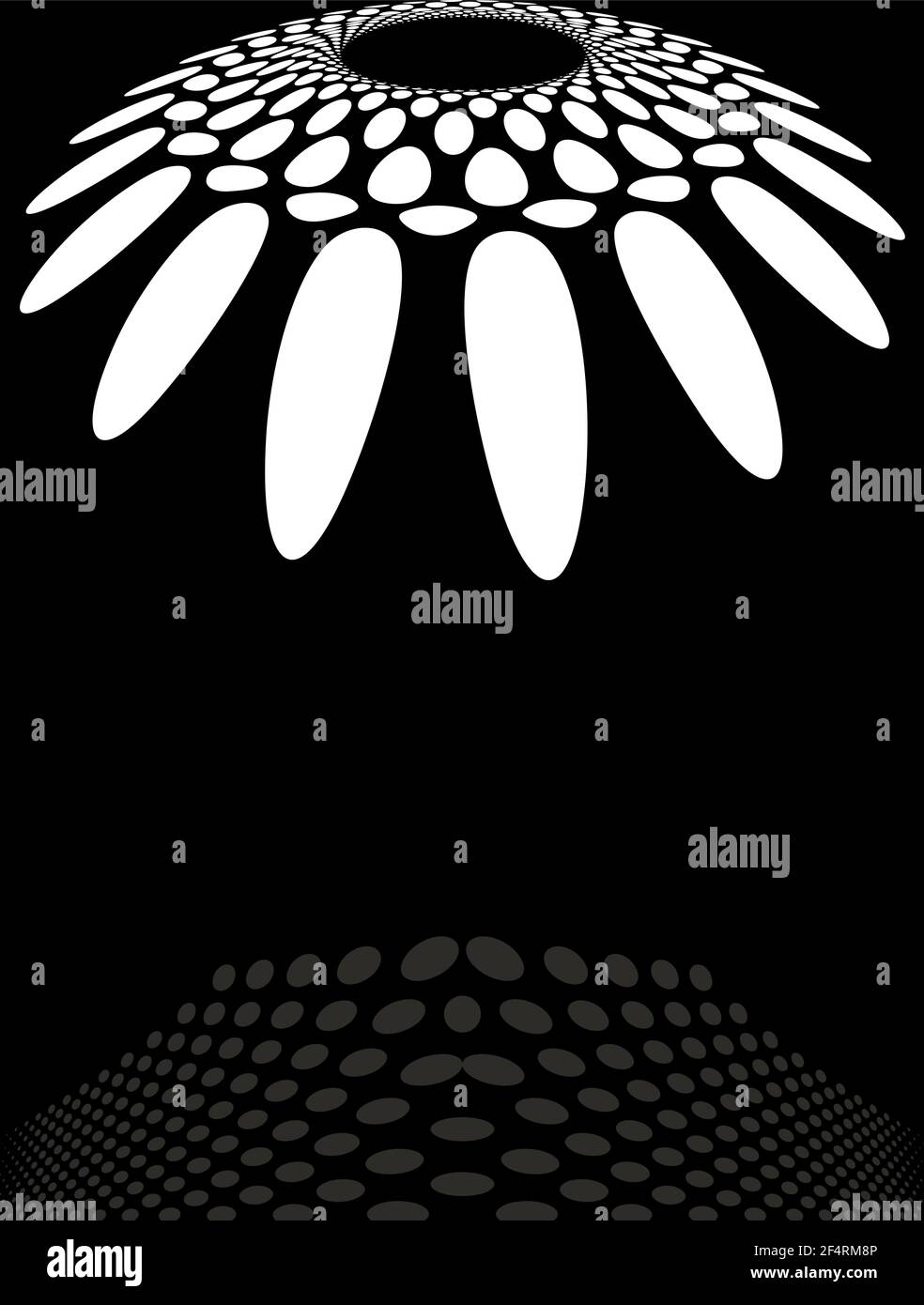 Abstract Halftone Design Vector Art Illustration Stock Vector Image ...