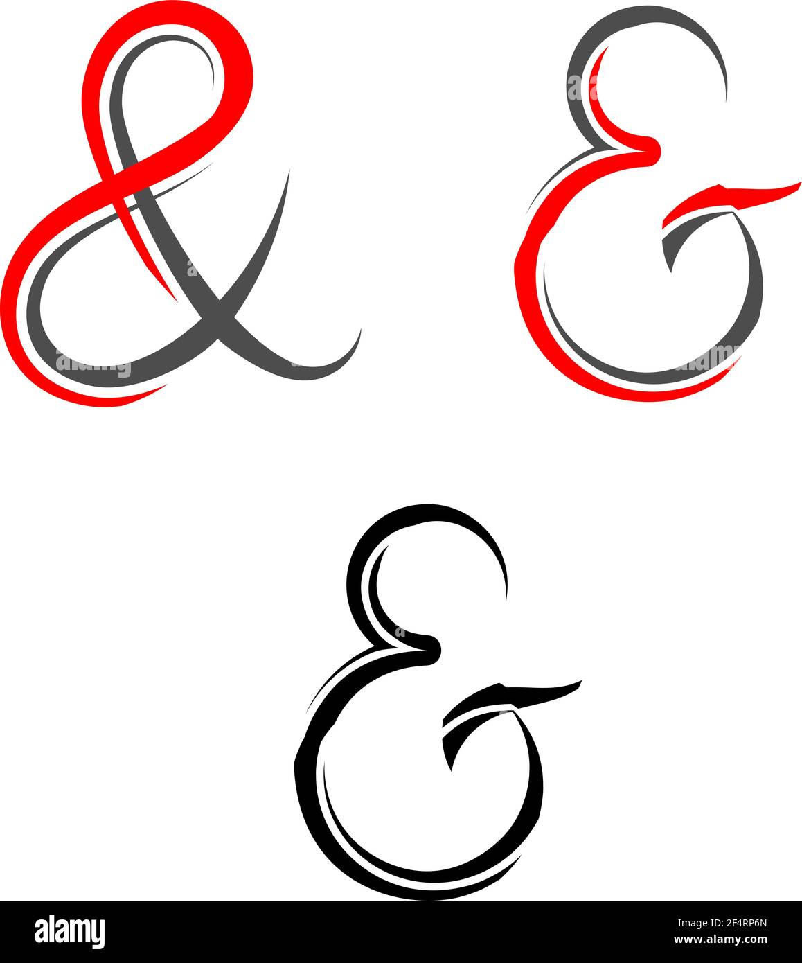 Ampersand symbol isolated Stock Vector Images Alamy