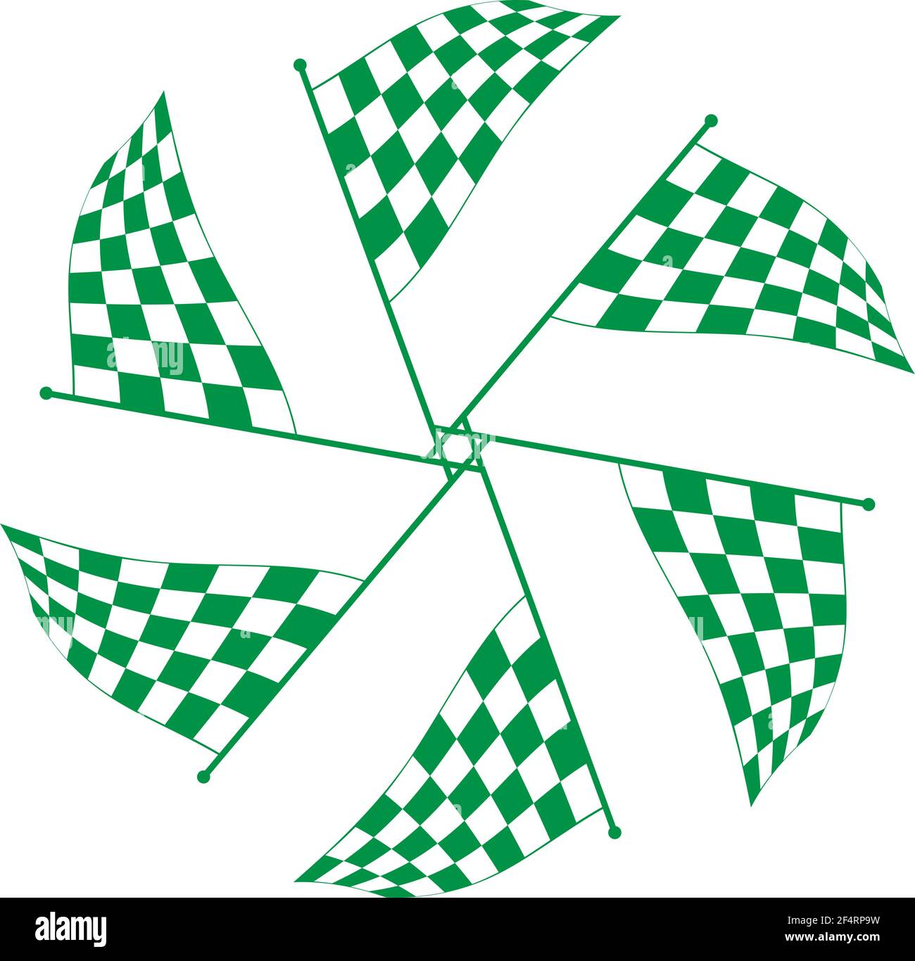 Race Flag Various Designs, Vinyl Ready Vector Illustration Stock Vector