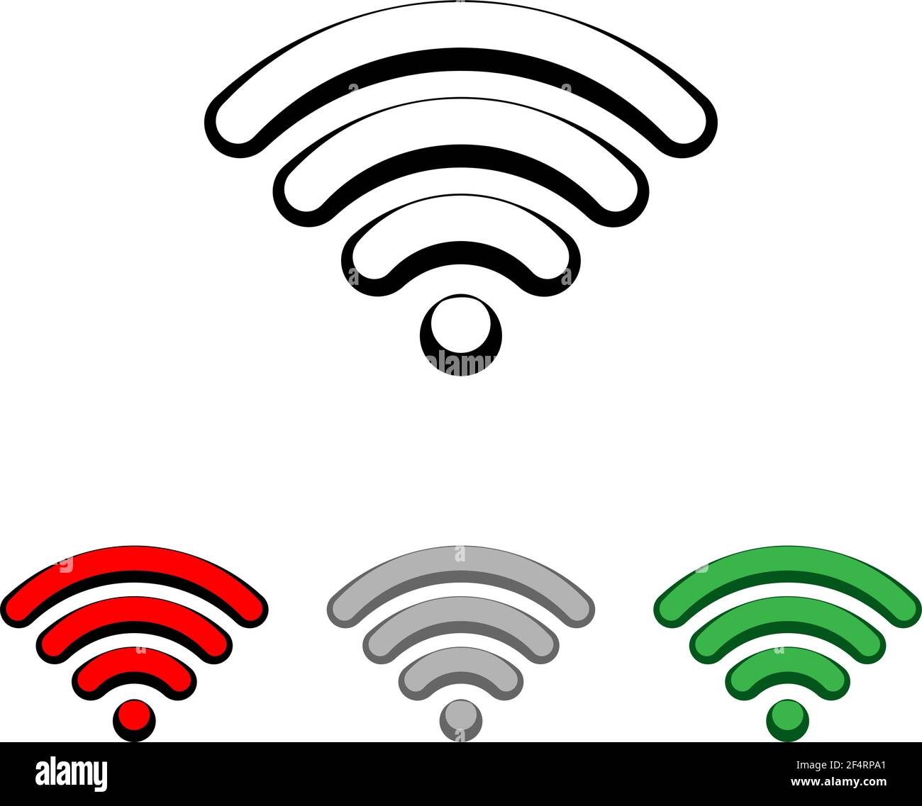 Wifi Icon Design Vector Art Illustration Stock Vector