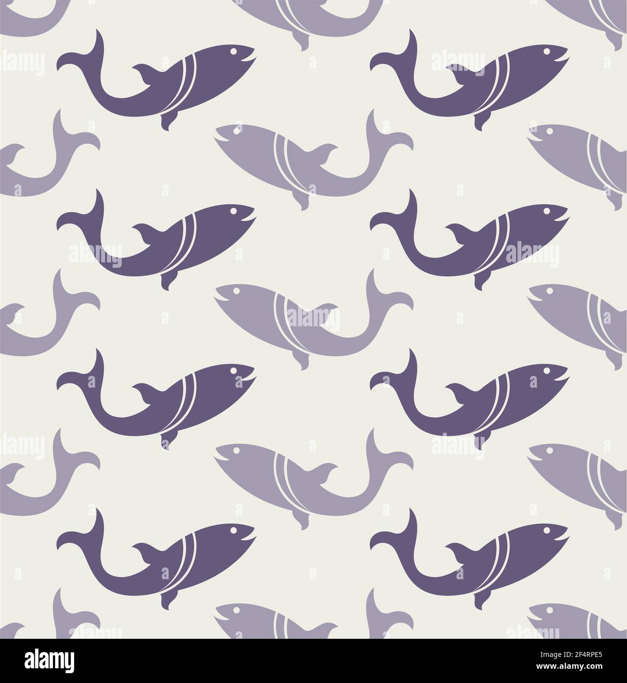 Fish Seamless Pattern Vector Illustration Stock Vector Image & Art - Alamy
