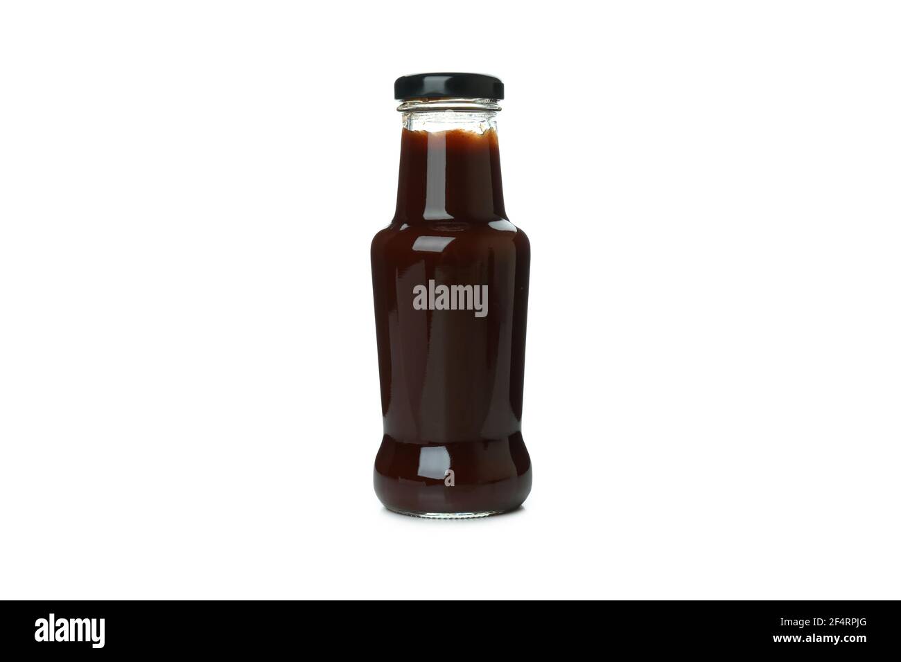 Bottle of barbecue sauce isolated on white background Stock Photo - Alamy