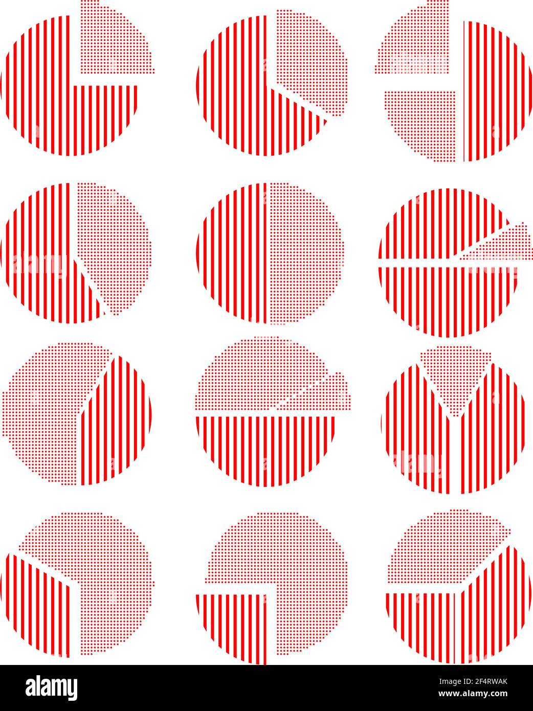 Pie Chart Icon Vector Illustration Stock Vector