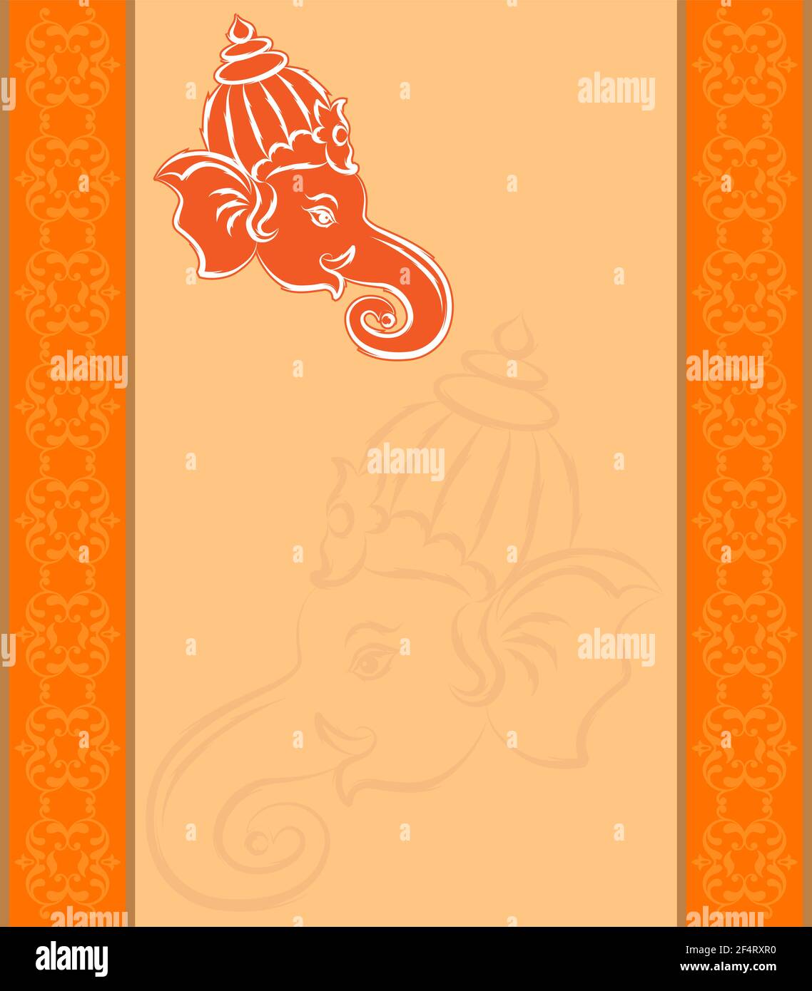 Ganesha The Lord Of Wisdom Design Vector Art Illustration Stock Vector  Image & Art - Alamy