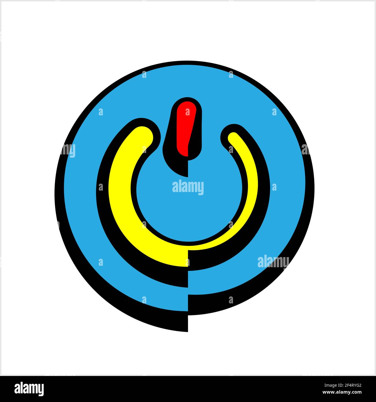 Power On / Off Switch Icon Design, Sign / Symbol Vector Art ...