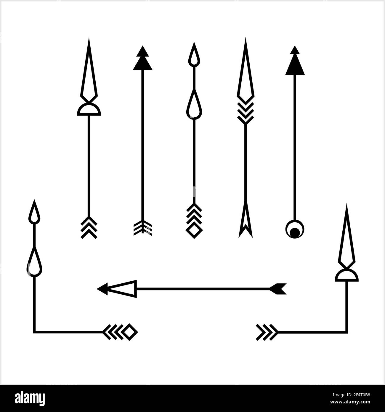 Arrow Collection, Various Vector Art Illustration Stock Vector