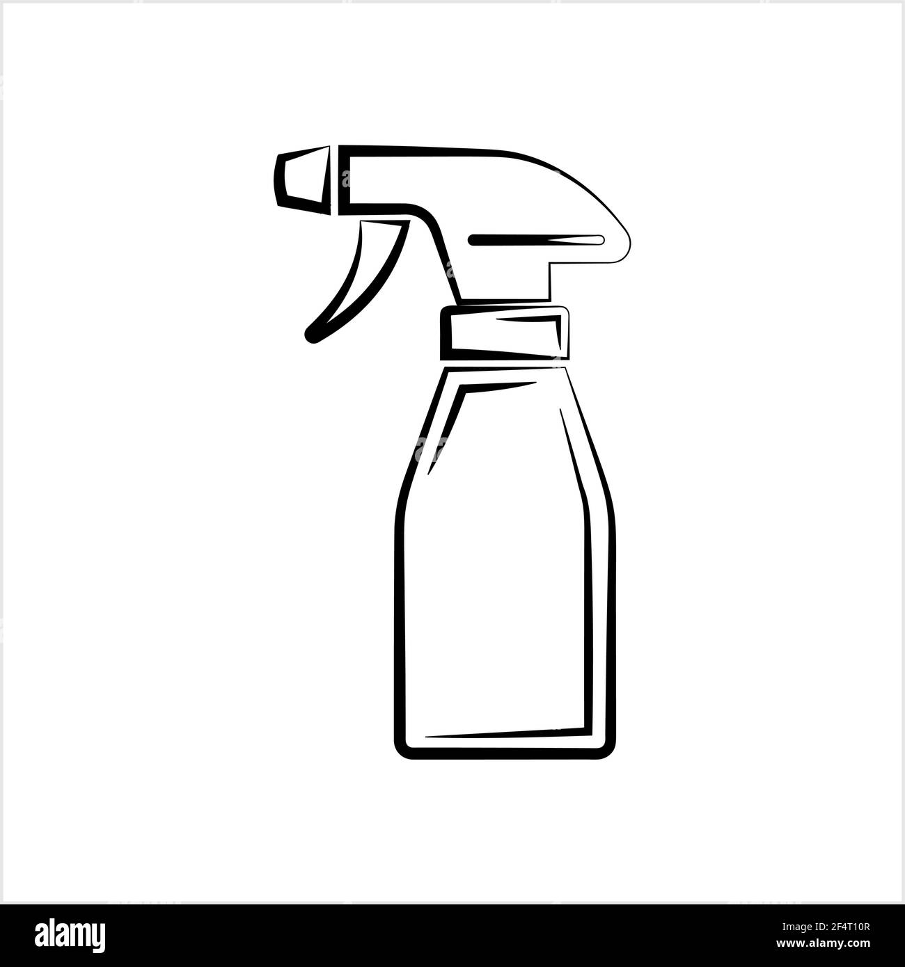 Spray Bottle Icon Vector Art Illustration Stock Vector Image & Art Alamy