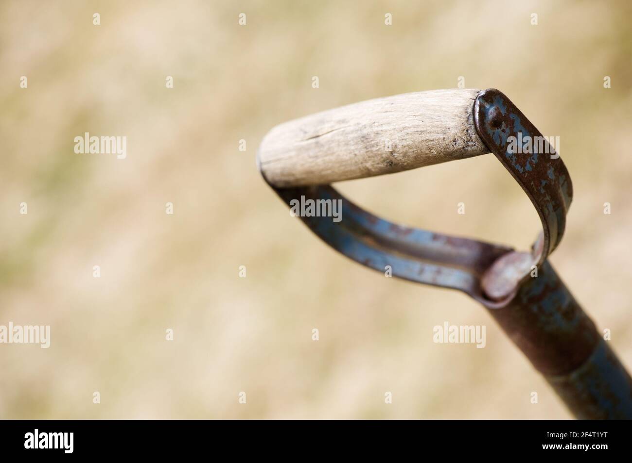 Old spade handle hi-res stock photography and images - Alamy