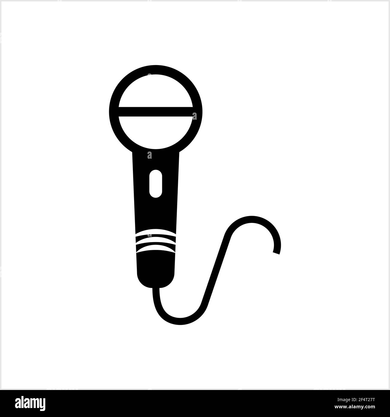 Microphone Icon Design Symbol Vector Art Illustration Stock Vector