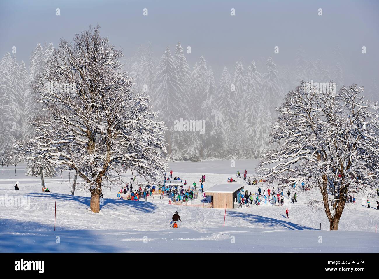 geography / travel, Austria, Dornbirn, skiing area Oberlos, Additional-Rights-Clearance-Info-Not-Available Stock Photo