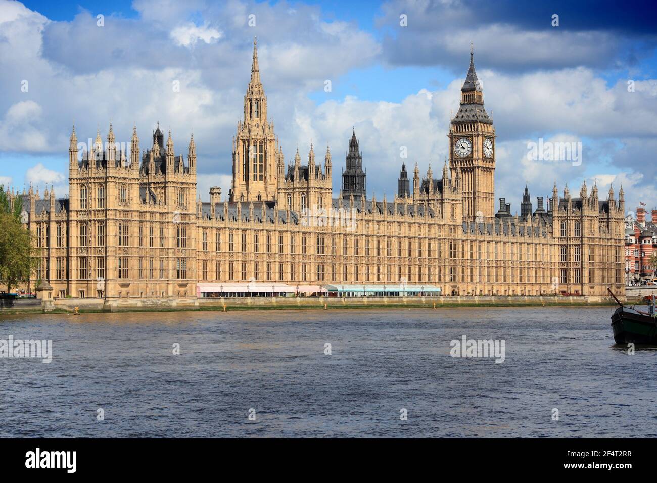 Big Ben clock. Palace of Parliament in London UK. Landmark of London. Stock Photo