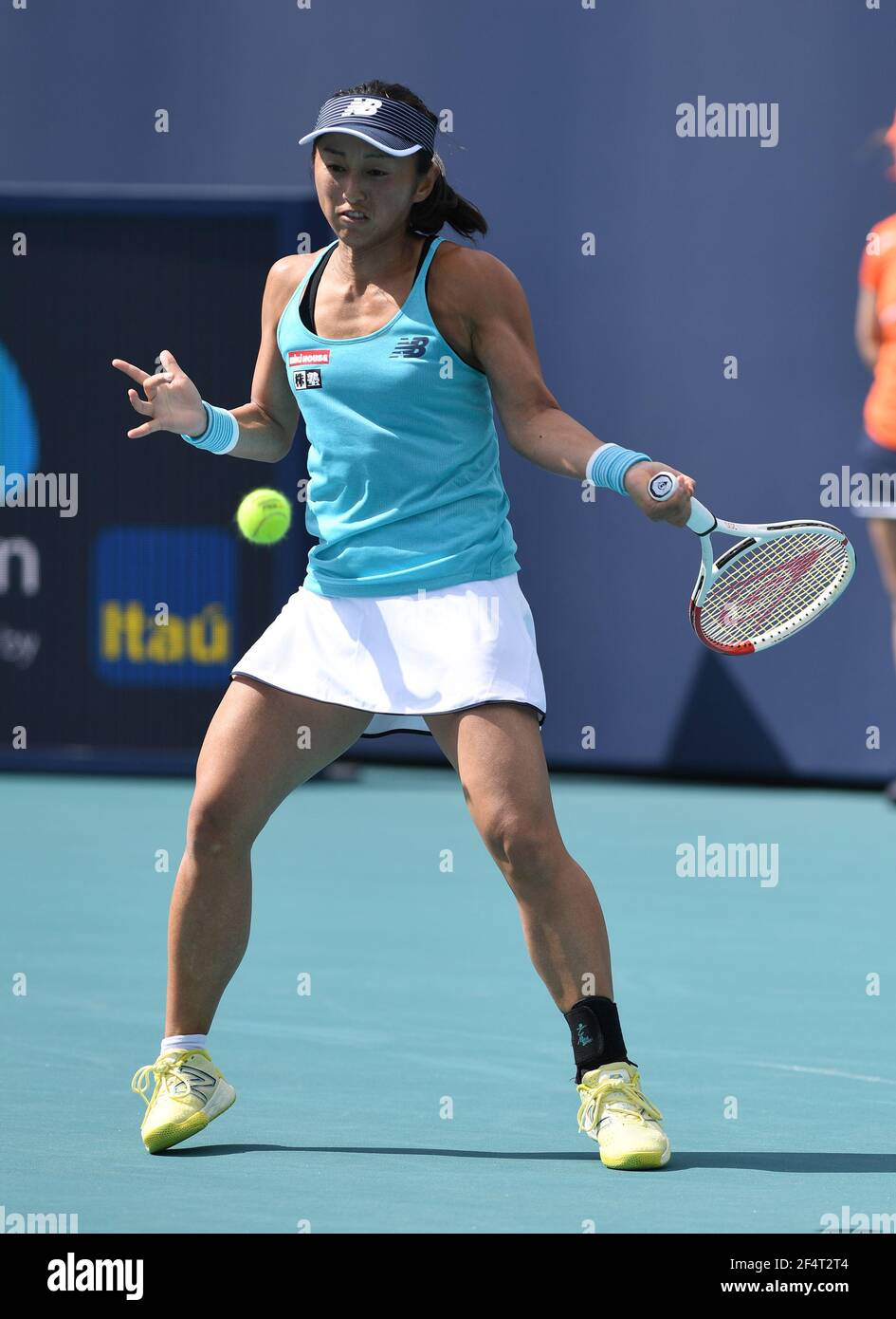 Miami Gardens, FL, USA. 22nd Mar, 2021. Misaki Doi Vs Hailey Baptiste at the 2021Miami Open at Hard Rock Stadium on March 22, 2021 in Miami Gardens, Florida. Credit: Mpi04/Media Punch/Alamy Live News Stock Photo