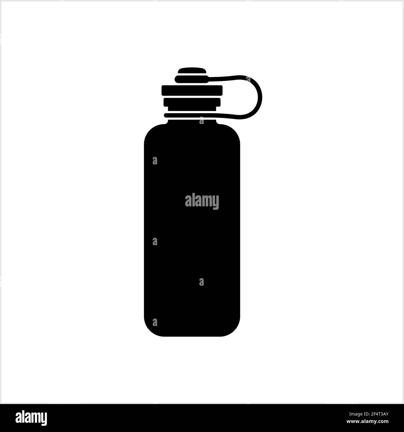 Sports Water Bottle Icon Vector Art Illustration Stock Vector Image