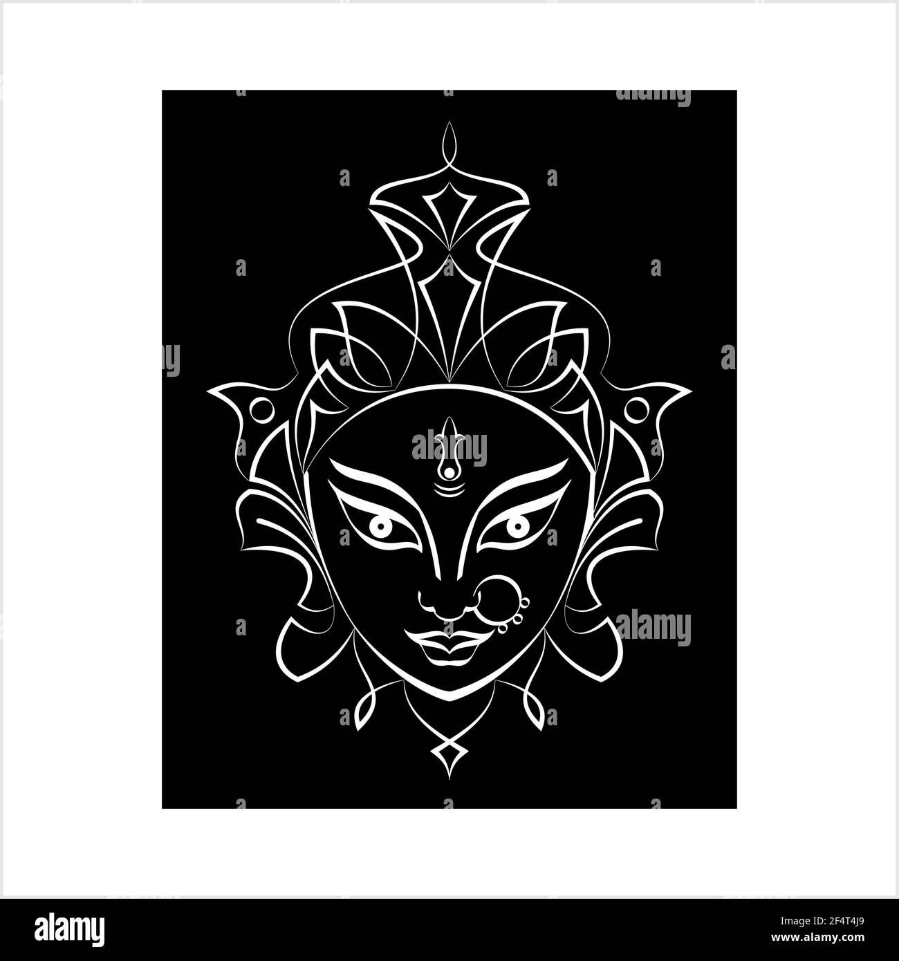 Durga Black and White Stock Photos & Images - Alamy
