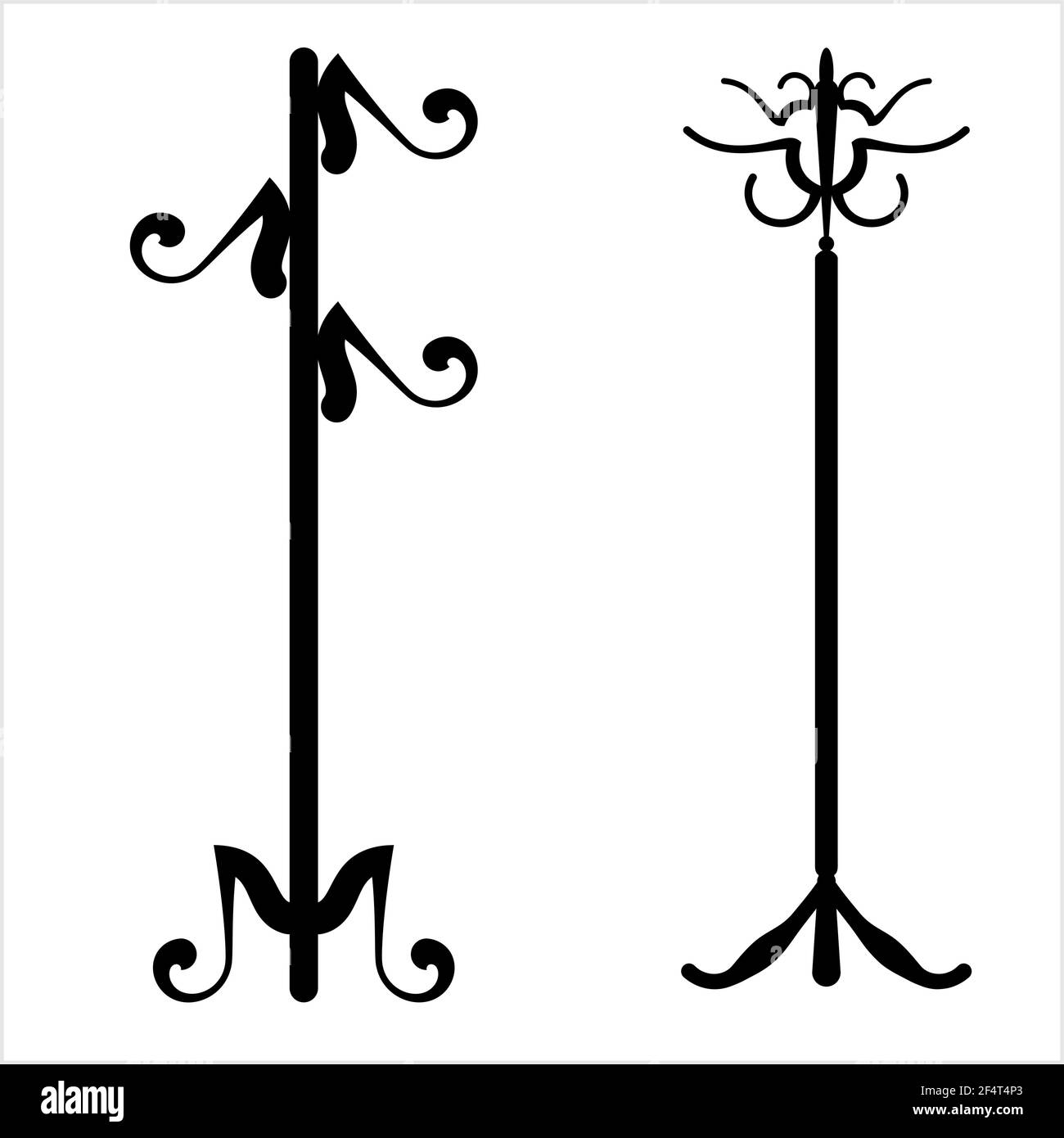 Coat Stand Icon Design Vector Art Illustration Stock Vector Image & Art