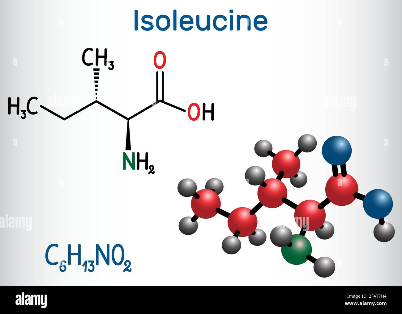 Isoleucine Amino Acid Structure