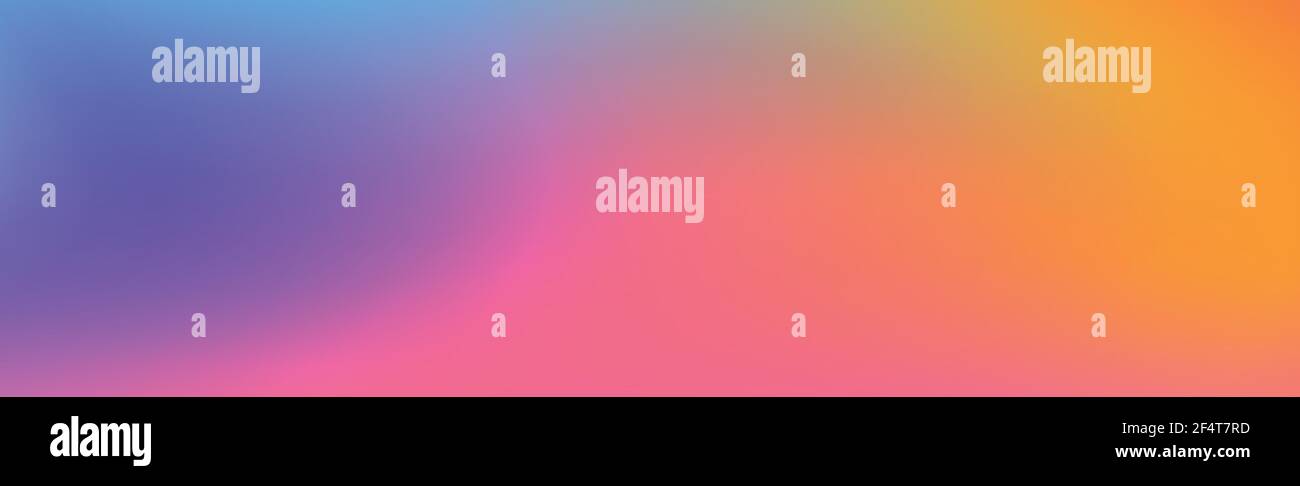 Blurred large panoramic summer background multicolored gradient ...