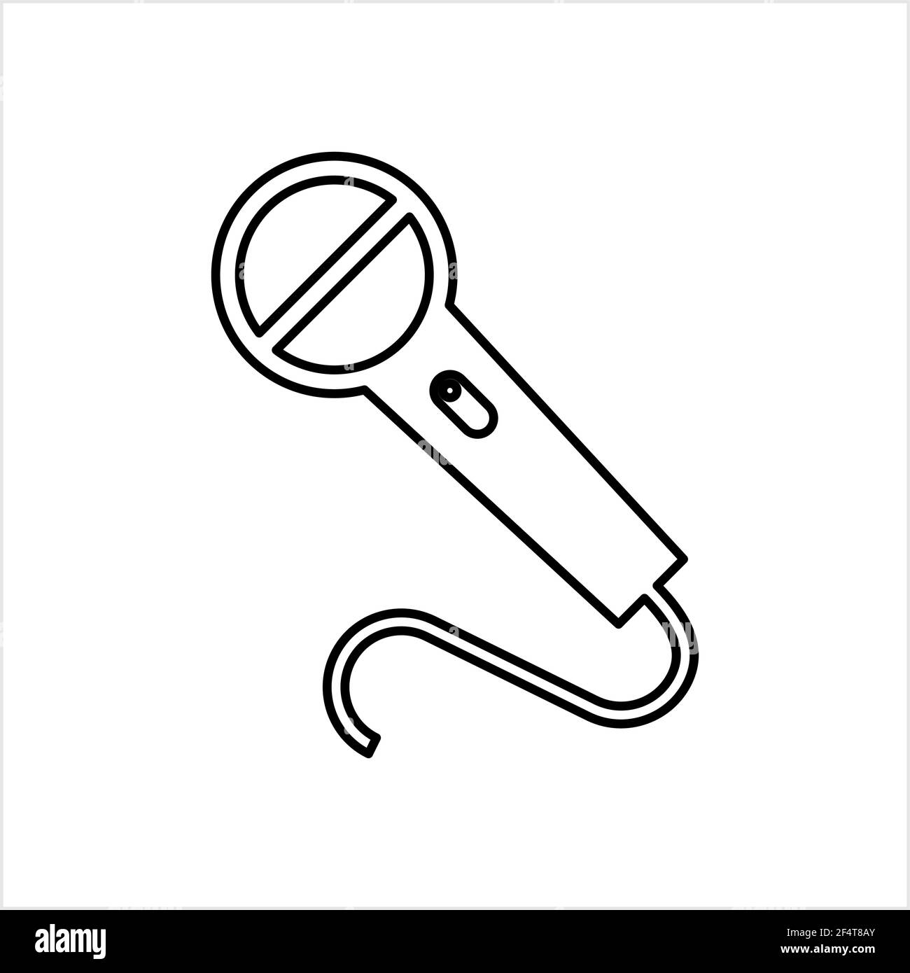 Microphone Icon Design Symbol Vector Art Illustration Stock Vector