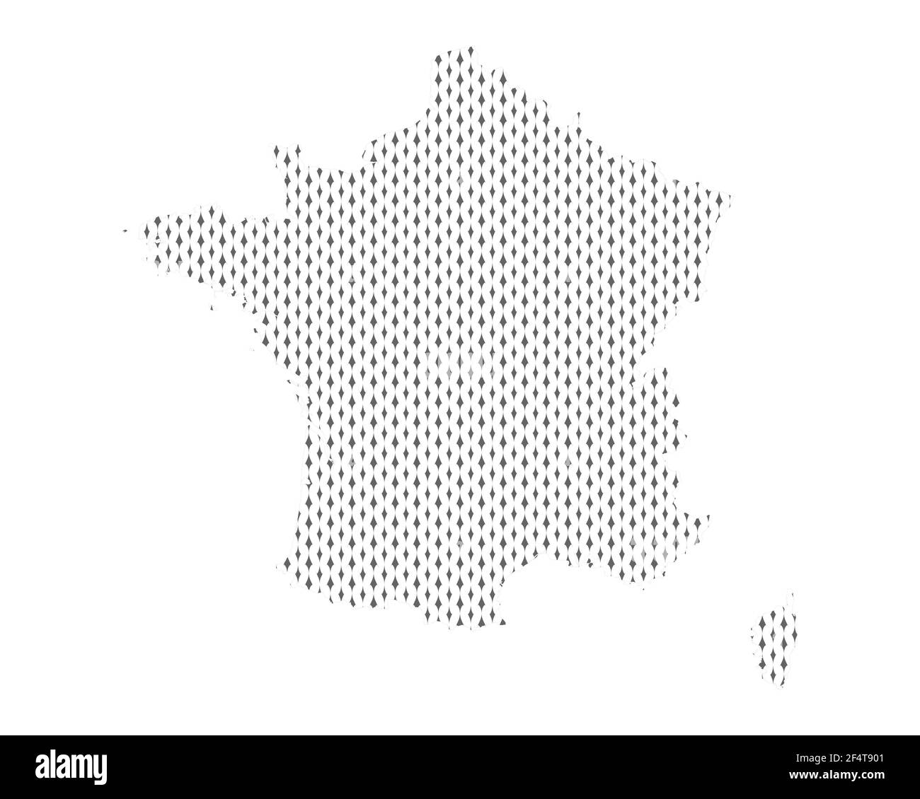 Plain map of France Stock Photo Alamy