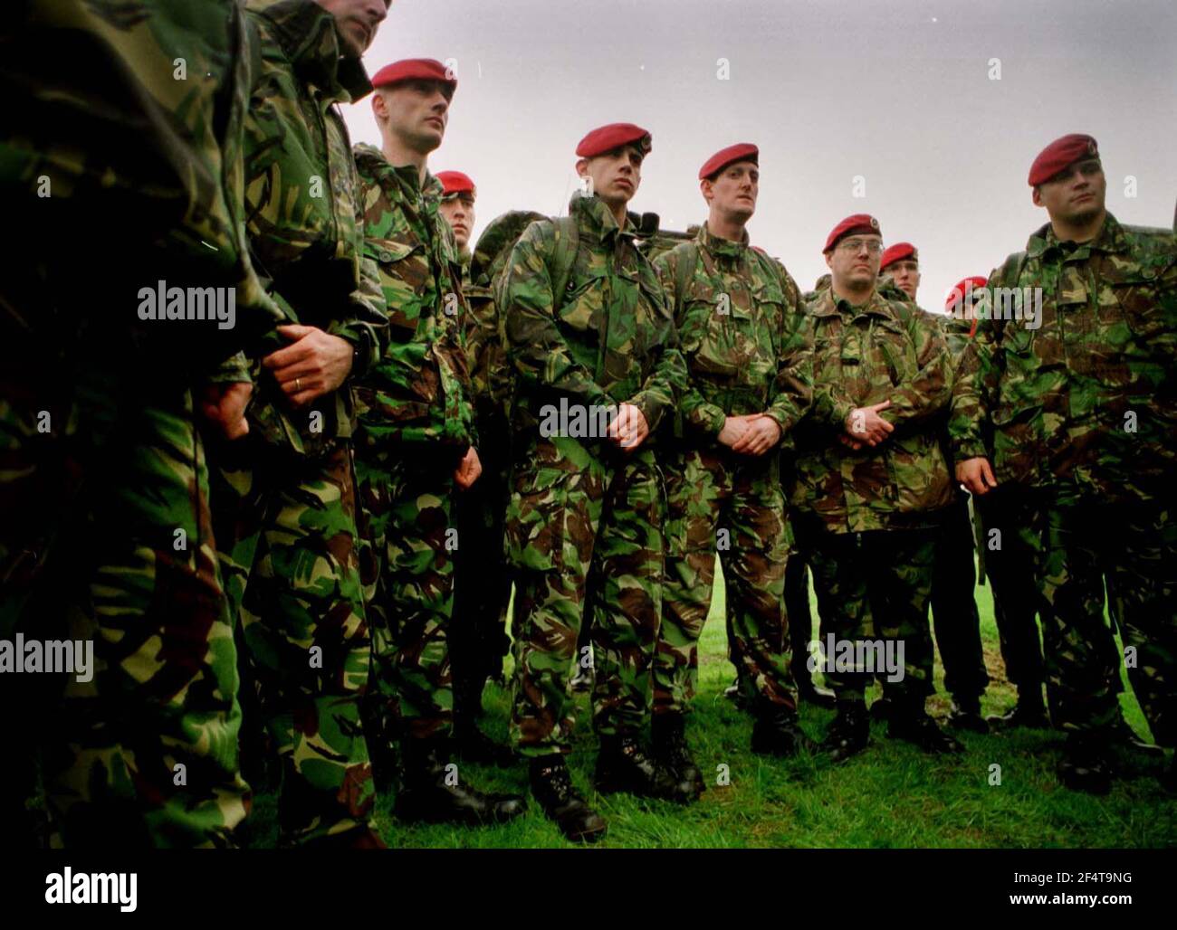 3rd Regiment Rmp MEMBERS OF THE 3RD REG ROYAL MILITARY POLICE WHO ARE BEING BRIEFED ON ...