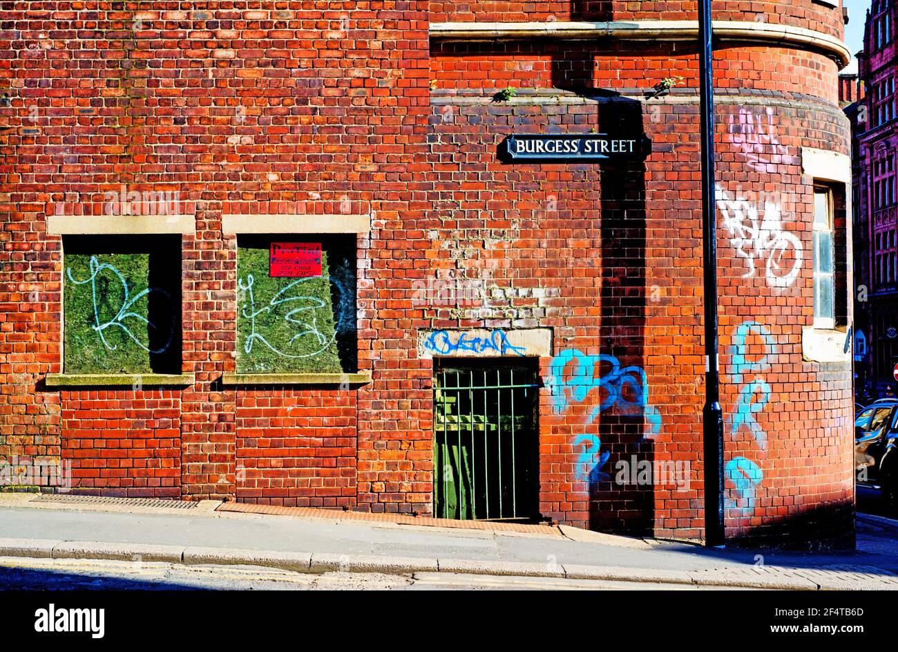 Burgess street, Sheffield, England Stock Photo Alamy