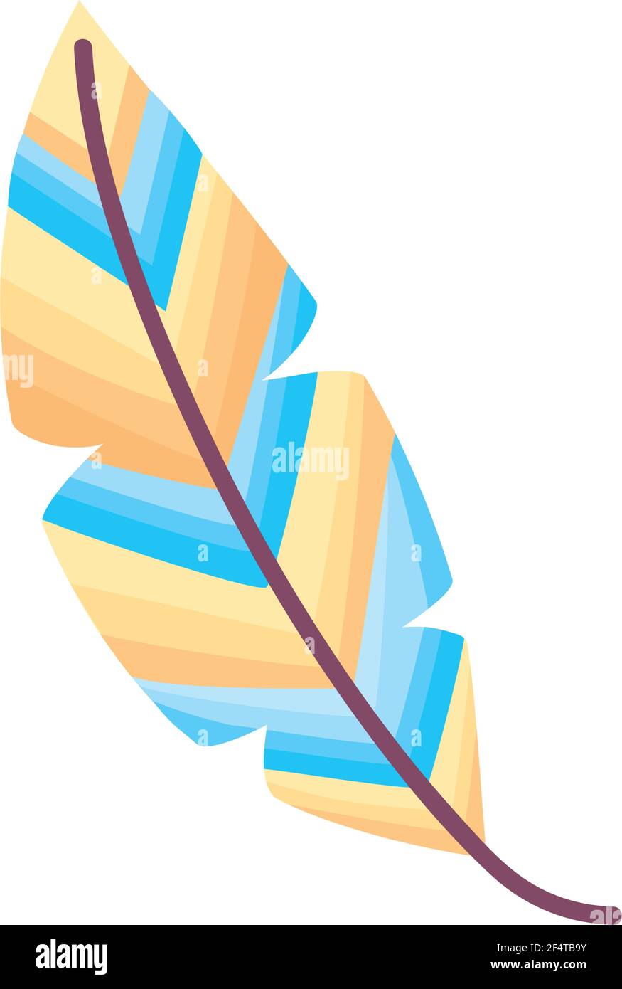 pastel colors feather magic icon Stock Vector Image & Art - Alamy