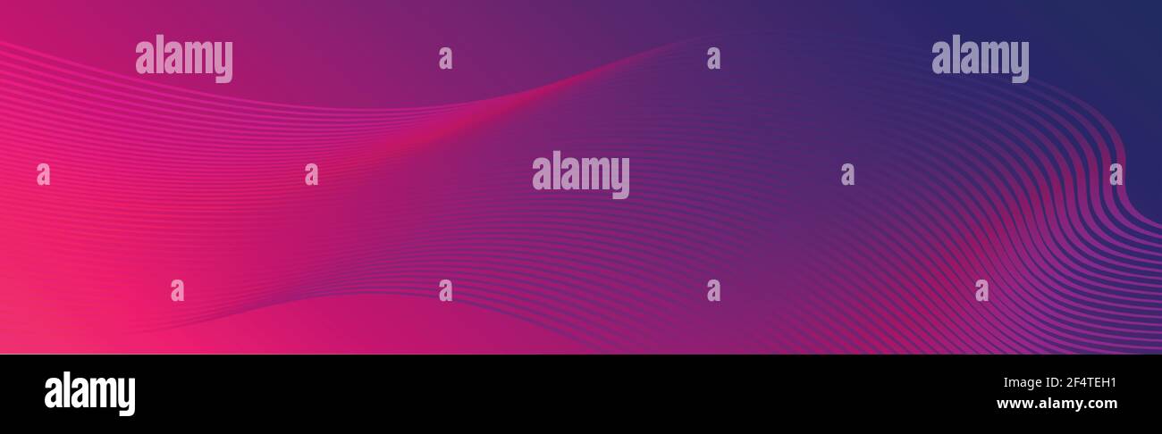 Purple and red abstract background with wavy lines - Vector ...