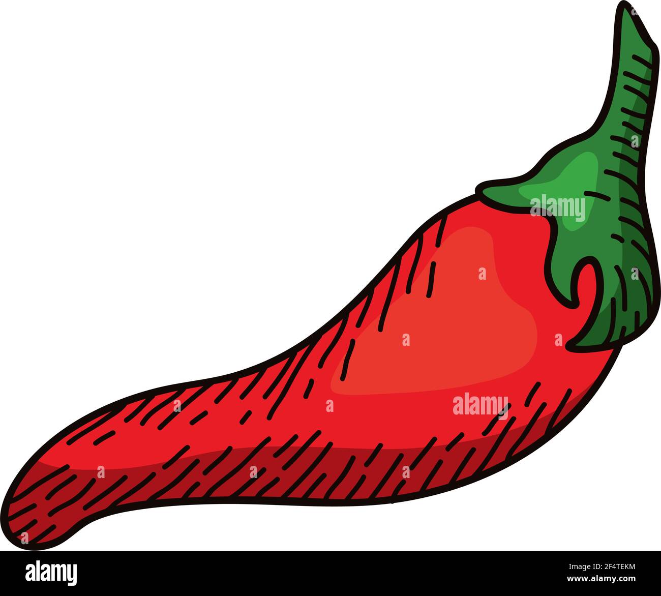 chili pepper red vegetable icon Stock Vector Image & Art - Alamy