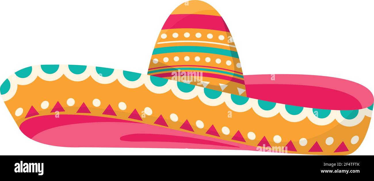 mexican mariachi hat accessory icon Stock Vector Image & Art - Alamy