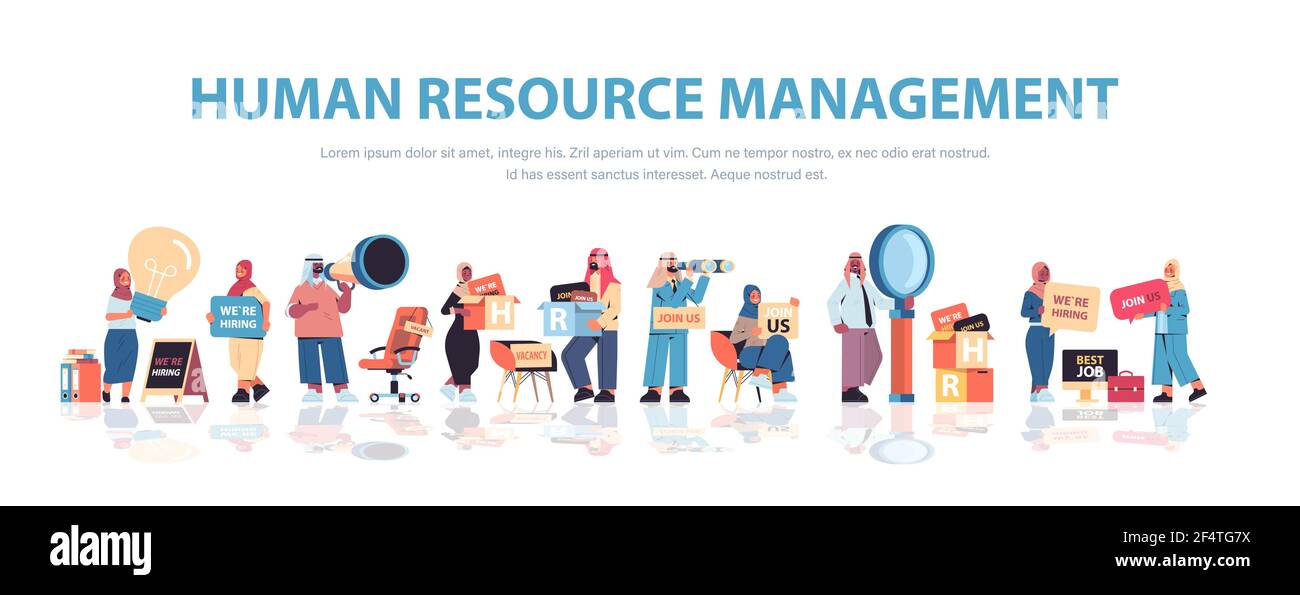 set arabic hr managers holding we are hiring join us posters vacancy