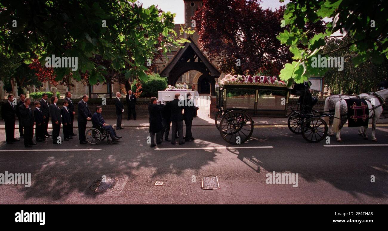 Sarah Payne Funeral September 2000The coffin containing the body of